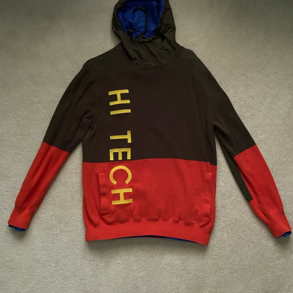 Polo Ralph Lauren Hi Tech Hoodie in Olive/Orange